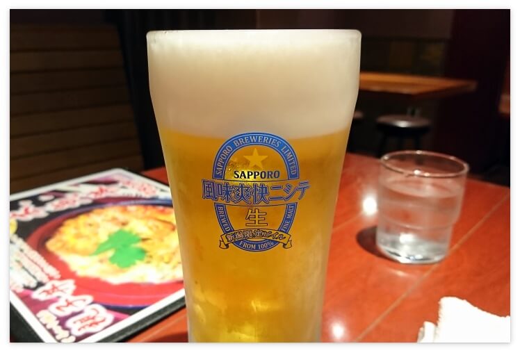 新潟県限定ビール「風味爽快ニシテ」