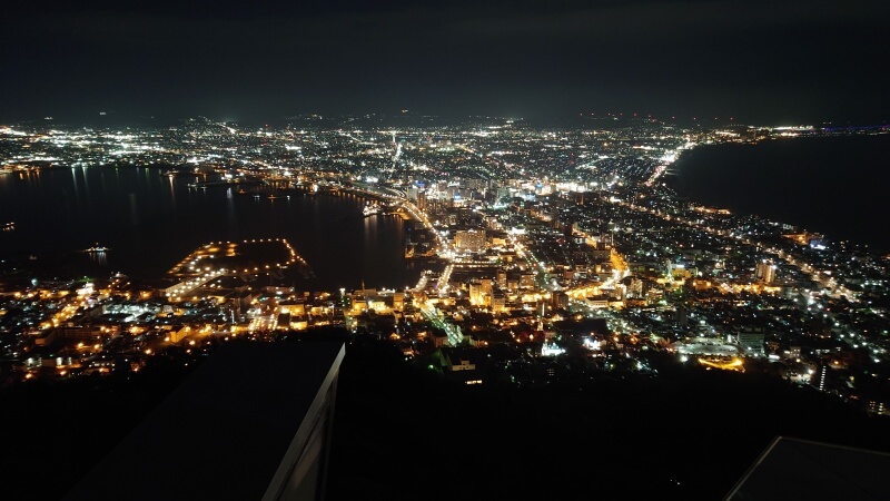 函館山展望台から見た夜景