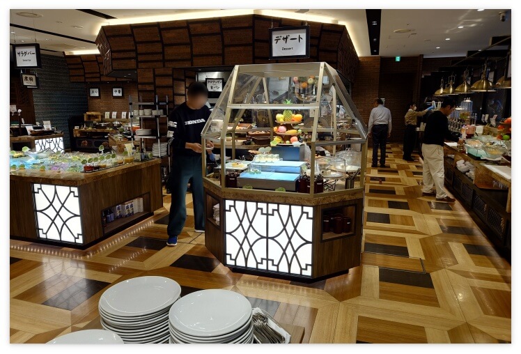 センチュリーマリーナ函館の朝食会場