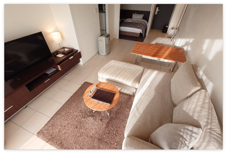 D-ツインの部屋の様子