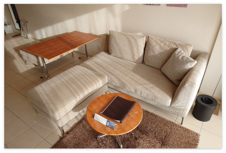 D-ツインのソファ