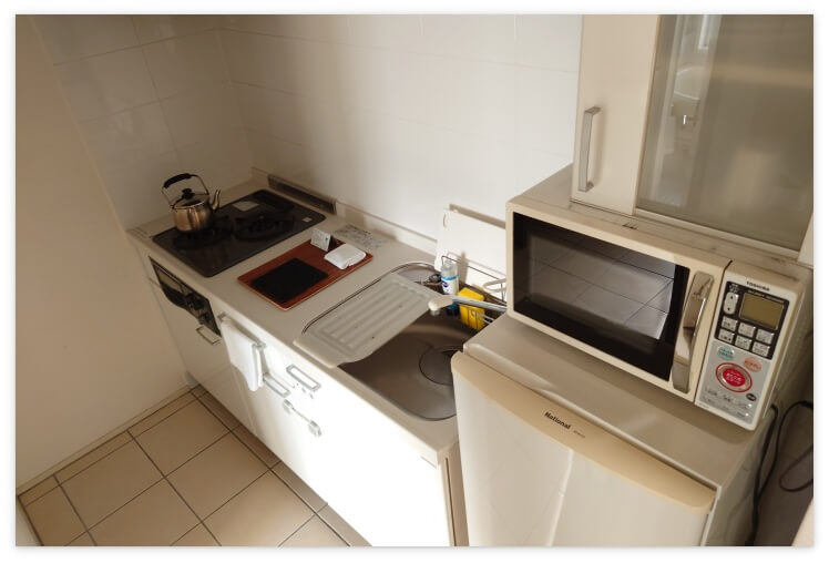 D-ツインのキッチン