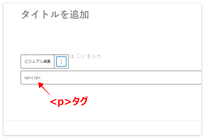 <p>タグの間に広告リンクコードを貼り付ける