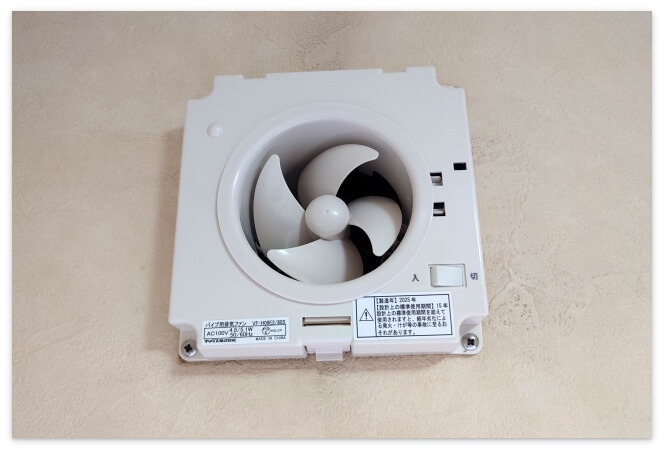 取付穴に「VF-H08E2/80S」を装着したところ